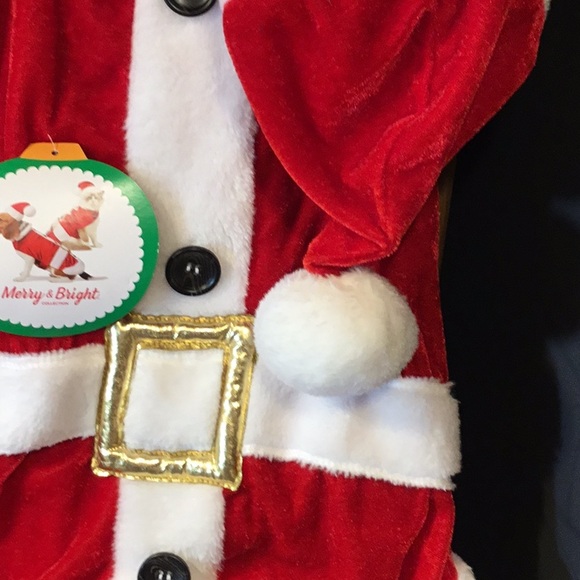 NWT Santa Pet Christmas Costume size Medium - Picture 5 of 16